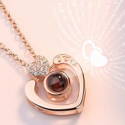 Кулон I Love You на 100 языках