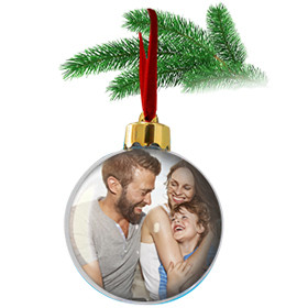 Комплект новогодних шаров с фото в Хабаровске